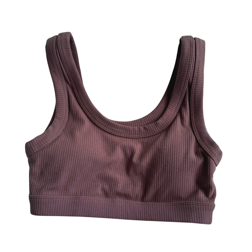 Alo Yoga Ribbed Wellness Bra Size Small - Picture 1 of 2